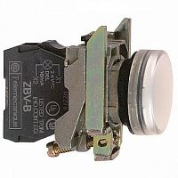Лампа сигнальная  Harmony, 22мм²  24В, AC/DC |  код.  белый, XB4BVB1 |  Schneider Electric