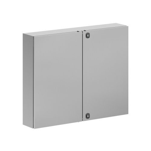 Корпус навесной STH с М/П двухдверный из нержавеющей cтали AISI304 ВxШxГ 800x1000x200 мм, с фланцем, IP55 | код R5STH0812F-304 | DKC Корпус навесной STH с М/П двухдверный из нержавеющей cтали AISI304 ВxШxГ 800x1000x200 мм, с фланцем, IP55 | код R5STH0812F-304 | DKC