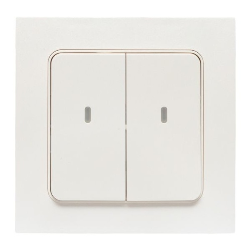 Умный выключатель Стокгольм 2-кл. белый Zigbee EKF Сonnect | код RCV-ST2-WD-ZB | EKF