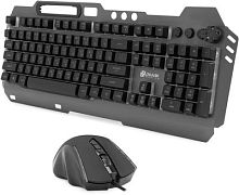 Клавиатура + мышь Оклик 700GMK клав:черный мышь:черный USB Multimedia LED (1533156) | код 1533156 | Oklick