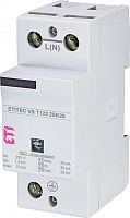 Ограничитель перенапряжения ETITEC VS T123 255/25 (1+0) RC | код 002442932 | ETI