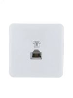 VIOLA Розетка телефонная евро белый (12шт/144шт) | код 751-0200-137 | Lezard