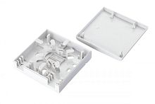 Коробка оптическая настенная 2-портовая, белый | код 12B-00-SC-02WT | Eurolan