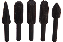 Шарошки стальные по металлу, 5 шт | код 36475 | FIT