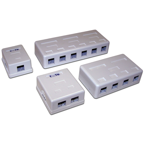 Настенная коробка 2 порта для Keystone | код TWT-SA2-WH | TWT Настенная коробка 2 порта для Keystone | код TWT-SA2-WH | TWT