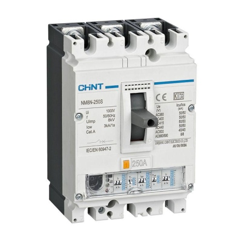 Выключатель автоматический 3п 400А 50кА NM8N-400S EN с электрон. расцеп. (R) | код 269403 | CHINT Выключатель автоматический 3п 400А 50кА NM8N-400S EN с электрон. расцеп. (R) | код 269403 | CHINT