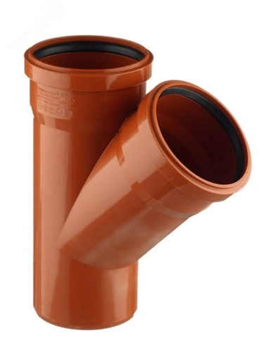 Тройник наружной канализации 45 град. 250х160 | код 224320 | Ostendorf