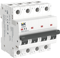 ARMAT Авт. выкл. M06N-DC 4P K 5А IEK | код AR-M06N-4-K005DC | IEK