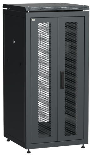 ITK LINEA N 24U 600х600мм распаш. перф. дв. задн. перф. чер. | код LN05-24U66-2PP | ITK by IEK ITK LINEA N 24U 600х600мм распаш. перф. дв. задн. перф. чер. | код LN05-24U66-2PP | ITK by IEK