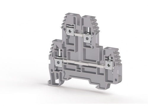 325 349, Клеммник 2-х ярусный, 4 мм.кв. (серый), PIK 4RD | код 0.0.0.3.25349| KLEMSAN 325 349, Клеммник 2-х ярусный, 4 мм.кв. (серый), PIK 4RD | код 0.0.0.3.25349| KLEMSAN