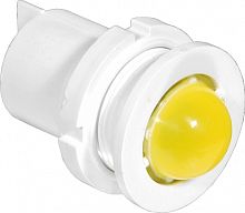 Светодиодная лампа СКЛ-11.2А-Ж-2-220, желтая, усиленные контакты, 220В 50Гц/пост., диаметр посадочного отверстия 27мм, УХЛ2.1 | код A8021-T49208454 | Каскад-Электро