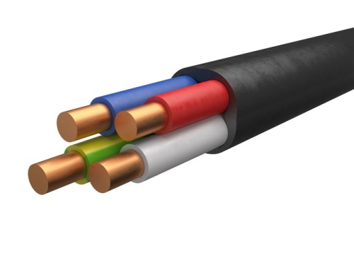 Кабель ВВГнг(А) 4х4ок(N)-0.66кВ (бухта 100м) | код 00-00006234 | Электрокабель НН