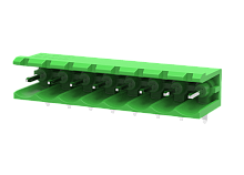 MC-PA5.08H06-G-0002 Штекер серии MC, 8 конт, шаг 5.08мм, горизонт., открыт. тип, зел, шт | код MC-PA5.08H06-G-0002 | SUPU