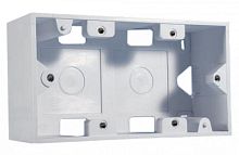 Коробка для настенного монтажа 80x148x45 мм французский стандарт, Hyperline MB-2E-35 | код 243646 | Hyperline