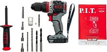 Дрель-шуруповерт P.I.T. PSB20H-13D аккум. патрон:быстрозажимной | код 2011468 | P.I.T.