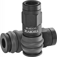 QCCSF38 Муфта БРС европейского типа с внутренней резьбовой частью BSPT 3/8 | код QCCSF38 | Thorvik