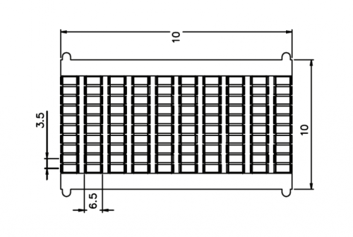 TMB3.5-100/101...110 Маркировка клемм серии TP/TC, сеч.1.5мм?, шир. 3.5мм? с нумерац., 101...110, шт | код TMB3.5-100/101...110 | SUPU