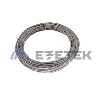 Трос стальной оцинкованный 10 мм, оцинкованная сталь | код 90752 | ЕЗЕТЕК