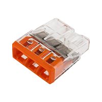 Электромонтажные экспресс-клеммы (2*2.5мм2) 5шт WAGO | код 07-5132-05 | REXANT