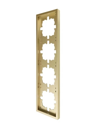 ZIMA Рамка 4-ая горизонтальная б/вст золото LEZARD | код 704-3600-149 | LEZARD