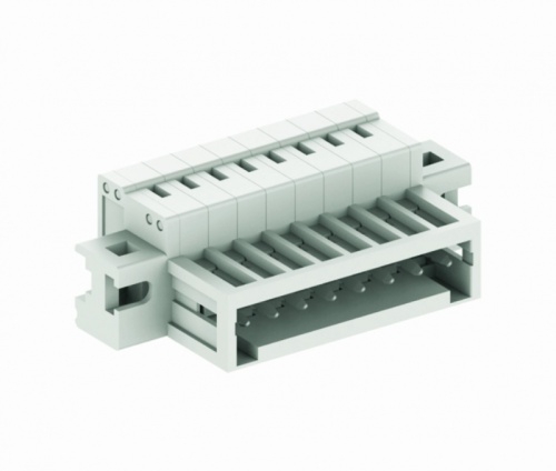 435402/010 Вилки каб. MCS с крепеж.фланцем шаг 3.5мм, 2 конт., бел., шт | код 435402/010 | SUPU