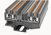 DS2.5-QU-01P-12-00Z(H) Клемма PUSH-IN, 2.5 мм.кв., 4C, синий | код 11040000085 | DEGSON