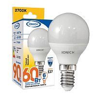 Лампа светодиодная ILED-SMD2835-P45-6-540-220-2.7-E14 (1095) IONICH 1546