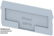Концевая пластина для клемм, серая CSP16-GREY | код 3910960000 | Elmex