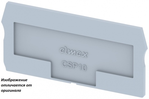 Концевая пластина для клемм, серая CSP16-GREY | код 3910960000 | Elmex Концевая пластина для клемм, серая CSP16-GREY | код 3910960000 | Elmex