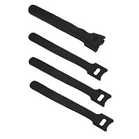 Cabeus CLAMP-135-BK Хомут для кабеля, липучка с мягкой застежкой, 135x14 мм, черный (10 шт.) | код 9346c | Cabeus