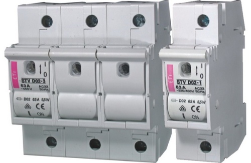 Разъединитель STV D02 63A 1p | код 002271001 | ETI