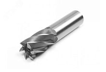 Фреза концевая 28.0 мм z=6, цилиндрический хвостовик, марка стали - Р6М5 | код 351922 | Hortz