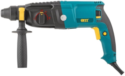 Перфоратор монтажный 800Вт; 0-900 об/мин; 0-4000 уд/мин; 3.0 Дж; 3 реж.; SDS-PLUS; реверс; 2.8 кг; кейс FIT 80106 фото 3 Перфоратор монтажный 800Вт; 0-900 об/мин; 0-4000 уд/мин; 3.0 Дж; 3 реж.; SDS-PLUS; реверс; 2.8 кг; кейс FIT 80106 фото 3
