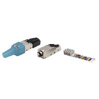 Коннектор полевого монтажа (Tool Less) 8P8C CAT 6A экранированный | код RN6ARJ45FJ | DKC