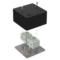 Коробка огнестойкая для кабель-канала 40-0460-FR16.0-4 Е15-Е120 RAL9005 85х85х45 (44 шт/кор) Промрукав | код 40-0460-9005-FR16.0-4 | ПРОМРУКАВ