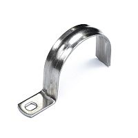 Скоба металлическая однолапковая СМО(INOX) d48-50 мм (10 шт/уп) Промрукав | код PR08.20801 | ПРОМРУКАВ