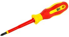 Отвертка диэлектрическая PH2х100 Т2 ARMA2L 5 | код A2L5-SC30-T2-PH-20-100 | IEK