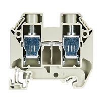 Проходная клемма, тип фиксации провода: винтовой, номинальное сечение: 16 мм кв., 76A, 1000V, ширина: 12 мм, цвет: серый, тип монтажа: DIN 35 | код 58.516.0055.0 | Wieland