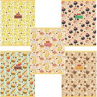 Тетрадь А5, 96 л., HATBER, скоба, клетка, обложка картон, Good food , 96Т5В1 | код 113832 | HATBER