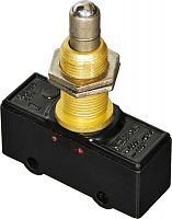 Микропереключатель МП 1105ЛУХЛ3.061А (Кизлярский ЭАЗ) (толкатель с шариком. способ крепления — фронтальный гайками. способ присоединения проводов — пайкой. 1з+1р), 10А, IP00 | код A8032-79681036 | РЕЛЕ И АВТОМАТИКА