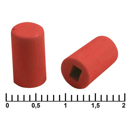 Колпачок для кнопок RUICHI A04, красный | код 84631 | Ruichi