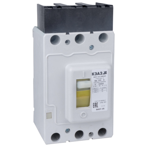 Автоматический выключатель ВА57-35-340010-40А-630-690AC-УХЛ3-КЗ№6-КЭАЗ (1 шт.) КЭАЗ | код 252617 | КЭАЗ Автоматический выключатель ВА57-35-340010-40А-630-690AC-УХЛ3-КЗ№6-КЭАЗ (1 шт.) КЭАЗ | код 252617 | КЭАЗ