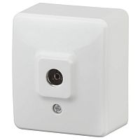 Розетка TV 1мод. ОП 11-3201-01 Эксперт бел. ЭРА Б0020724