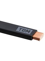 Шина медная гибкая изолированная ШМГ 4х(32х1), 2м, TDM | код SQ0841-0014 | TDM