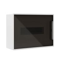 Щиток 12 мод настенный FRAME ЩРн-П-12, белый, с тонированной дверцей, с 2 шинами PEN на 6 и 8 отв. F12W1WD DKC | код F12W1WD | DKC