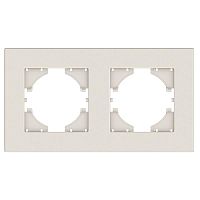Рамка 2-местн. City беж. С1112-003 | код С1112-003  | GUSI