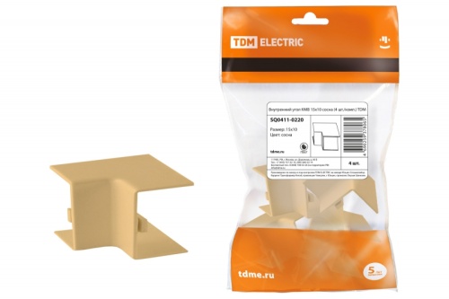 Внутренний угол КМВ 15х10 сосна (4 шт./комп.) TDM | код SQ0411-0220 | TDM