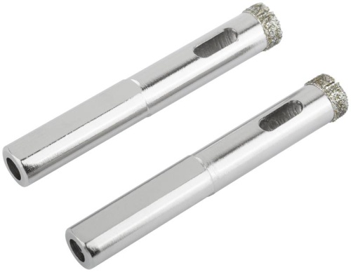 Коронки кольцевые по керамограниту камню и кафелю алмазные набор 10х65мм (уп.2шт) FIT 16203 фото 5