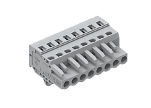 450124/030 Розетка каб. MCS с монтаж.ножками шаг 5.0мм, 24 конт., сер., шт | код 450124/030 | SUPU