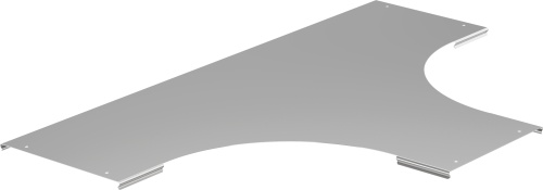 Крышка разветвителя лестничного LESTA Т-образного основание 500мм R300 | код CRT04D-4-500-10 | IEK